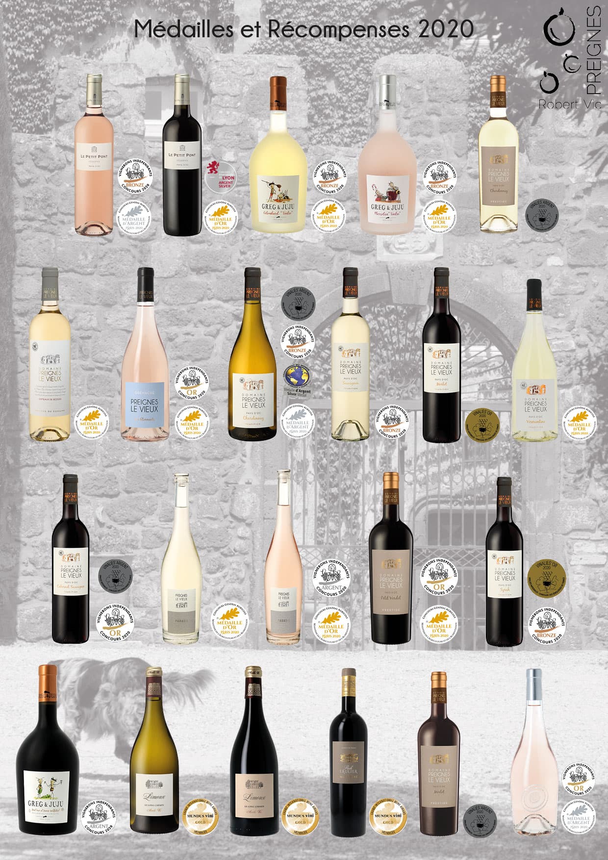 DOMAINE PREIGNES LE VIEUX — paysage du domaine